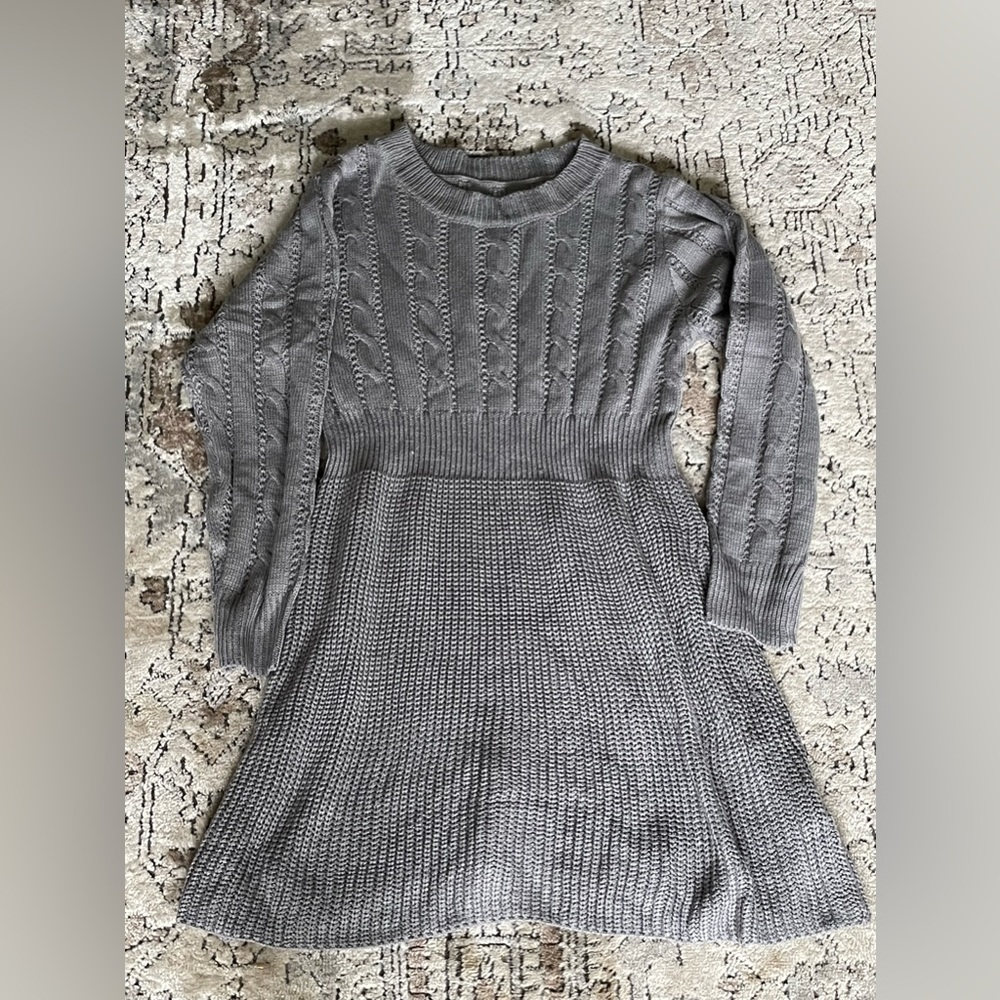 Women Gray Shein Sweater Dress Size 2XL!
